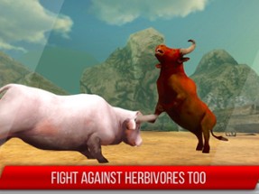 Bull vs Bull Fight: Knock Down Image