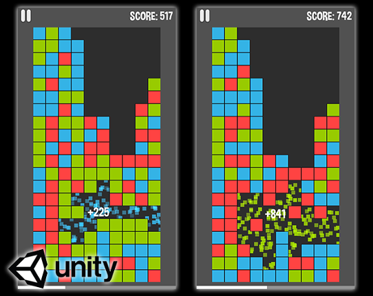 Color Blocks Clickomania - Unity Source Code Game Cover