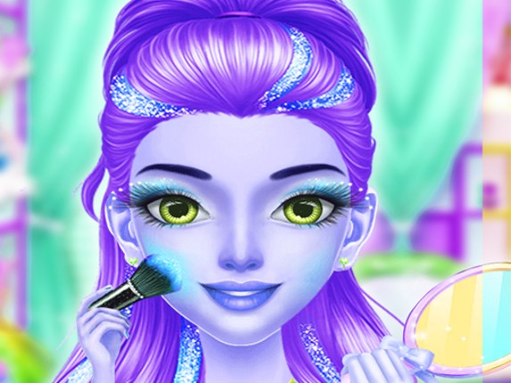 Princess Fashion Girl Dress Up & Makeup Salon Game Cover