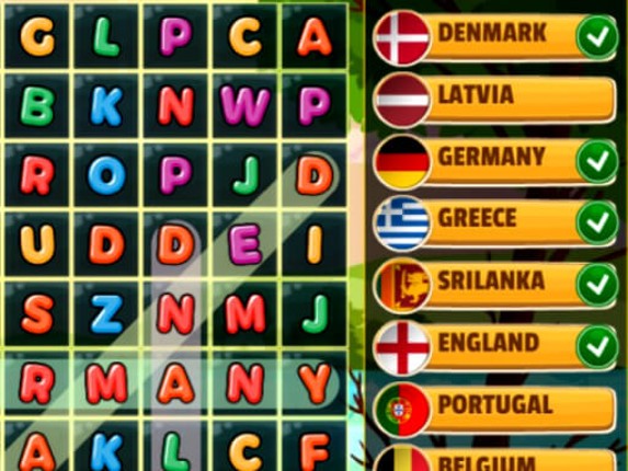 Word Search Countries Game Cover