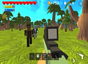 Pixel Shooting Wars 3D - Block Gun Battle Image