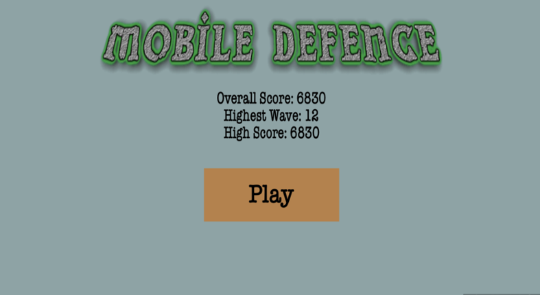 Mobile Defence Game Cover