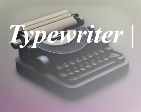 Typewriter Game Cover