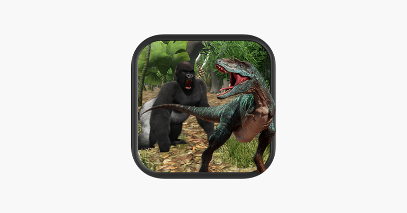 Gorilla vs Dinosaur Adventure Game Cover