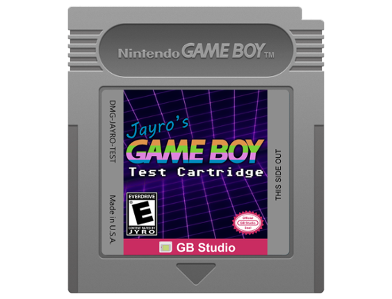 Jayro's GAMEBOY™ Test Cartridge v1.16 Game Cover