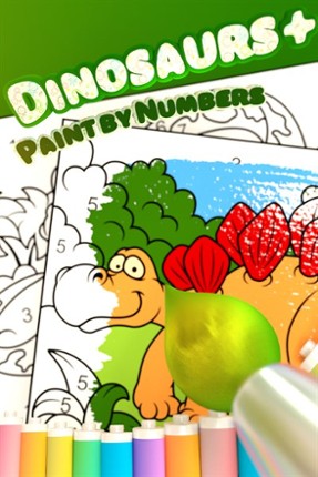 Paint by Numbers - Dinosaurs Game Cover