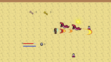 2D Desert Town Image