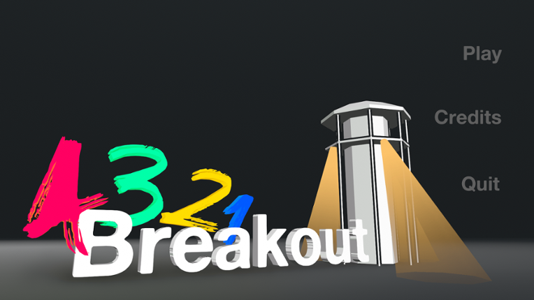 4, 3, 2, 1, Breakout! Game Cover