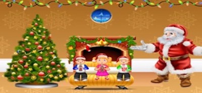 Santa Little Helper Christmas Image