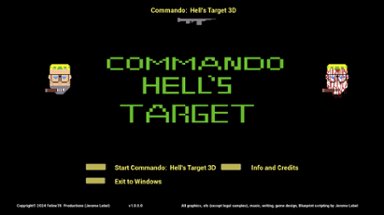 Commando:  Hell's Target 3D Image