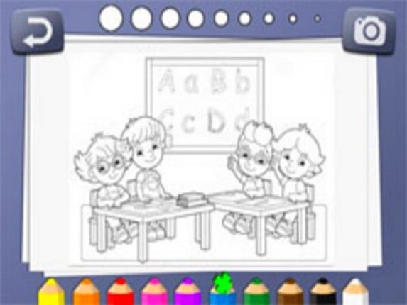 Kids Coloring Book Game Cover