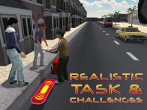 Skateboard Pizza Delivery – Speed board riding &amp; pizza boy simulator game Image