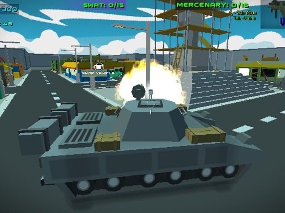 Blocky wars vehicle shooting multiplayer Game Cover