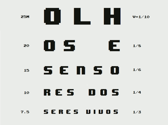 Olhos e Sensores dos Seres Vivos Game Cover