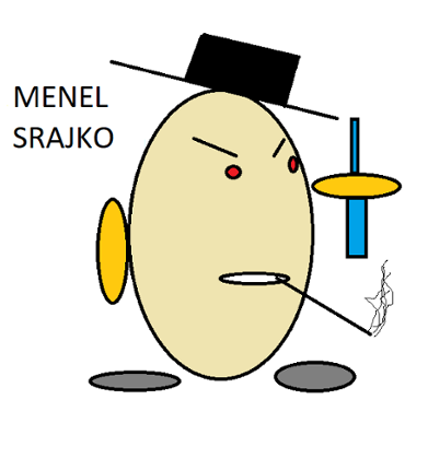 Menel Srajko (pl), Egg-shaped tramp Ben (eng) Game Cover