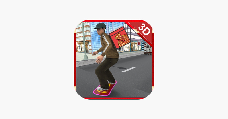 Skateboard Pizza Delivery – Speed board riding &amp; pizza boy simulator game Game Cover