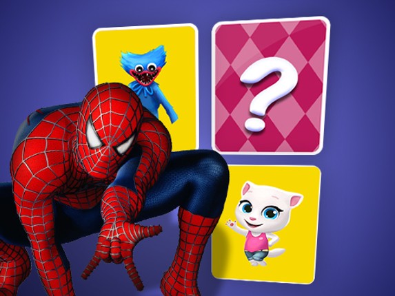 Spiderman Memory Card Match Game Cover