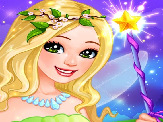 Little Fairy Dress Up Game Game Cover