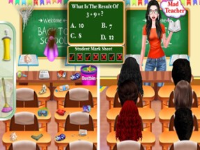 Crazy Mad Teacher Science Game Image