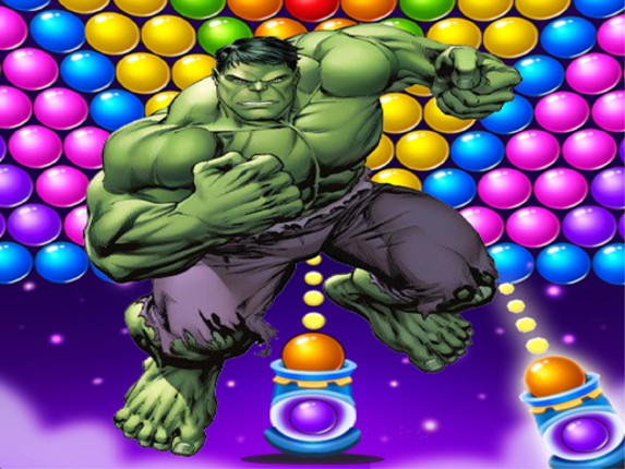 Play Hulk Bubble Shooter Games Game Cover