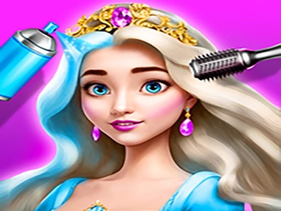 Princess Hair Makeup Salon Game Cover