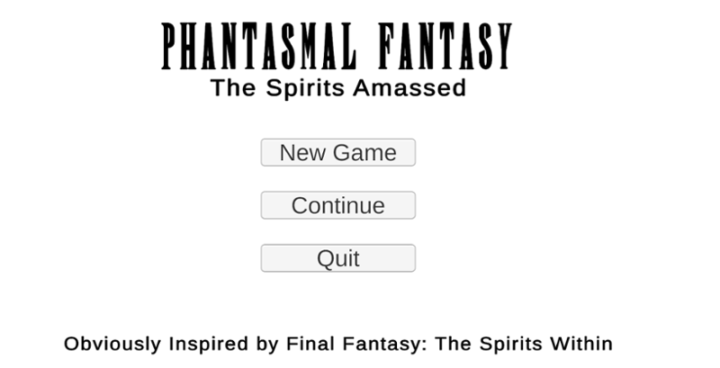 Phantasmal Fantasy: The Spirits Amass Game Cover