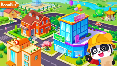 Baby Panda's City Buildings Image