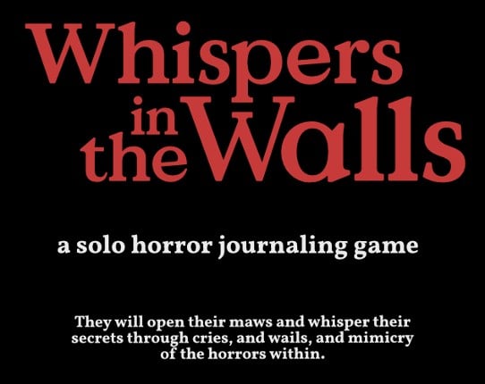 Whispers in the Walls Game Cover