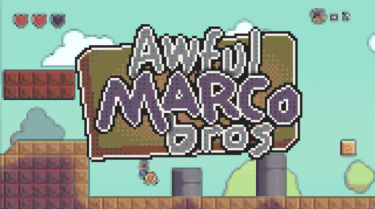 Awful Marco Bros Game Cover