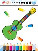 Music Coloring Book - Drawing and Painting Musical Instrument Game HD Image