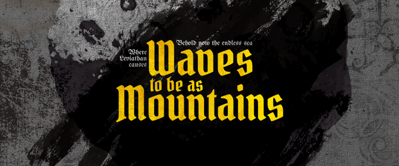 Waves to be as Mountains for MÖRK BORG Game Cover