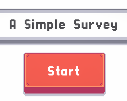 A Simple Survey Game Cover