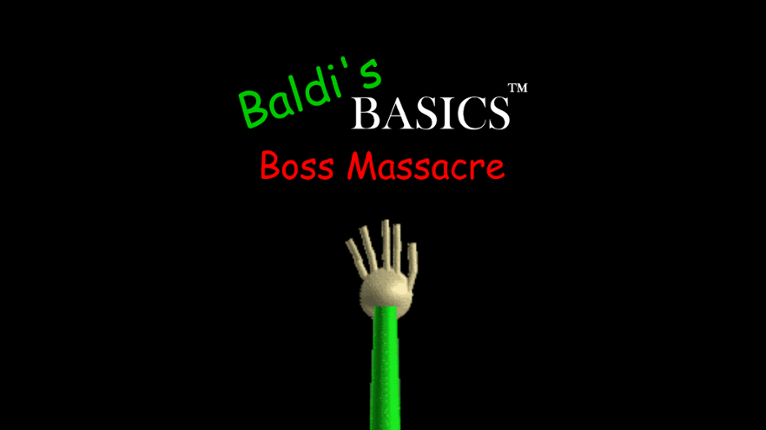 Baldi's Basics Boss Massacre Game Cover