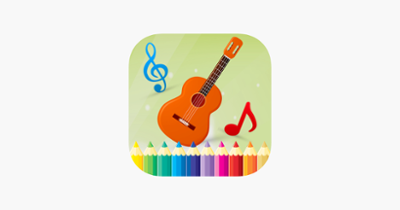 Music Coloring Book - Drawing and Painting Musical Instrument Game HD Image