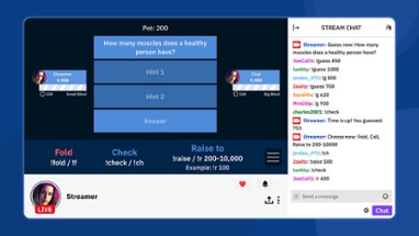 QuizPoker: Mix of Quiz and Poker Image