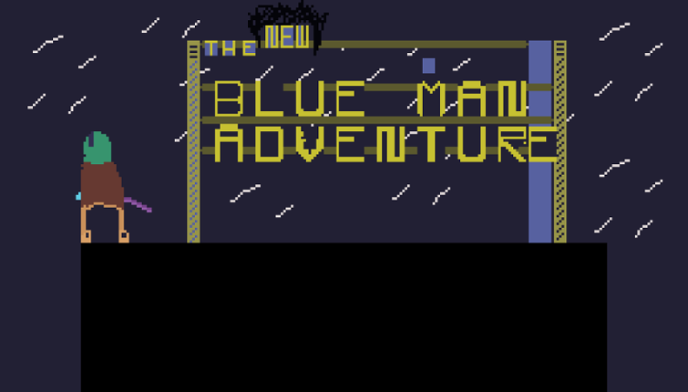 The New Blue Man Adventure Game Cover