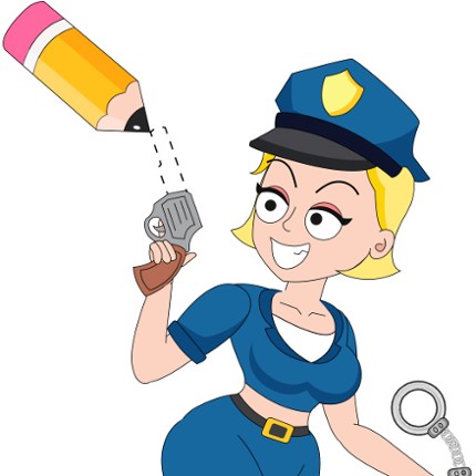 Draw Police - Tricky Puzzles Game Cover