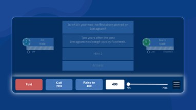 QuizPoker: Mix of Quiz and Poker Image