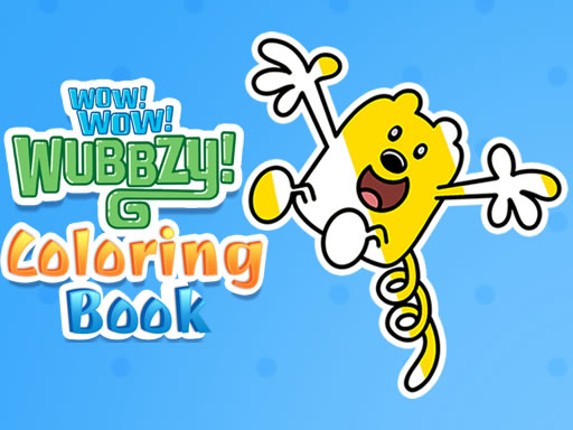 Wow Wow Wubbzy Coloring Book Game Cover