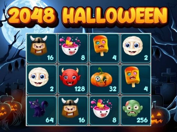 2048 Halloween Game Cover