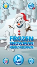 Frozen Snowman Knockdown Image