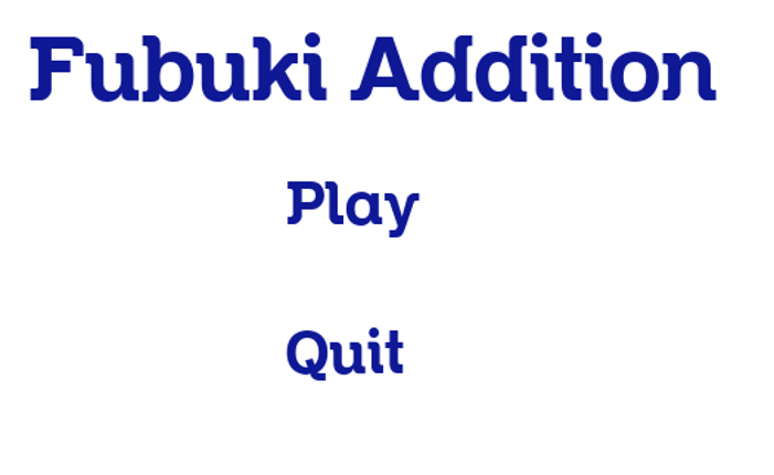 Fubuki Addition Game Cover