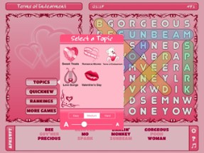 Valentine's Day Word Search HD Image