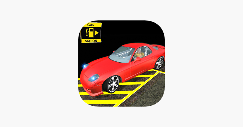 Crazy Car Gas Station Parking Game Cover