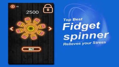 Fidget Hand Spin Neon Glow Image