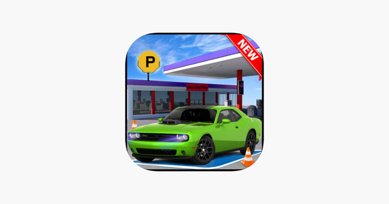 Gas Station Parking: Car Games Game Cover