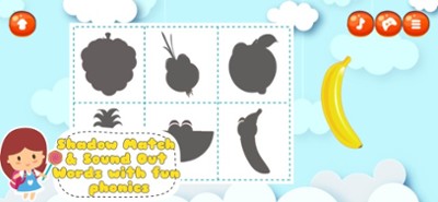 Fancy Fruit Vocabulary Game Image