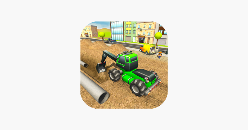 City Pipeline Construction Sim Game Cover