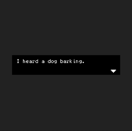 I heard a dog barking Game Cover