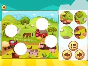 Simple Kids Puzzle Farm - Animal Match Game Fun! Image